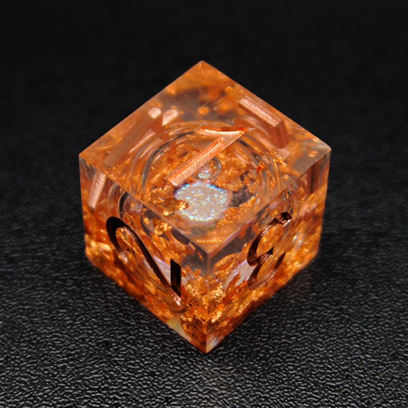 Agate and Crystal Dice